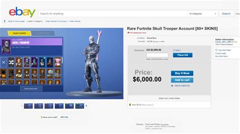 ebay fortnite account